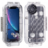 Haweel vodotěsné pouzdro do 40m pro iPhone XR - transparentní