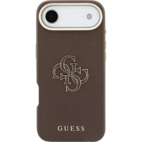Guess Resin Logo kryt pro iPhone Air - hnědý