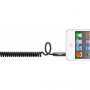 Belkin Mixit audio kabel kroucený pro iPhone / iPad / iPod -1,8m - černý