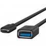 BELKIN nabíjecí a datová redukce - USB-A na USB-C - černá