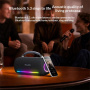 Yesido YSW43 bezdrátový Bluetooth reproduktor s podsvícením - černý