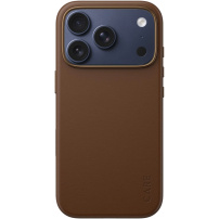 PanzerGlass CARE Solo kryt z PU kůže s MagSafe pro iPhone 17 Pro - hnědý