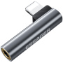 ESSAGER audio redukce - 3,5 mm jack na Lightning - šedá