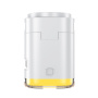 JJT-C53 Qi2 4v1 magnetický bezdrátový stojánek s lampou a USB-C kabelem pro iPhone / Apple Watch / AirPods - 30W - bílý