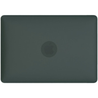 Matný transparentní kryt s vyklápěcím stojánkem pro MacBook Neo (A3404) - tmavě zelený