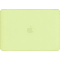 Matný transparentní kryt s vyklápěcím stojánkem pro MacBook Neo (A3404) - citrusově žlutý