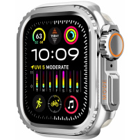 Kovové pouzdro ve stylu Watch Ultra pro Apple Watch 42mm (Series 10 / 11) - stříbrné