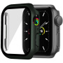 Matné pouzdro s tvrzeným sklem pro Apple Watch 45mm - olivové