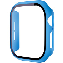 Matné pouzdro s tvrzeným sklem pro Apple Watch 42mm (Series 10 / 11) - modré