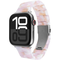 FIXED Resin Strap řemínek pro Apple Watch 42mm / 41mm / 40mm / 38mm - růžový