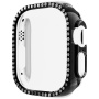 Metalické pouzdro posázené kamínky pro Apple Watch Ultra 49mm - černé