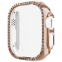 Metalické pouzdro posázené kamínky pro Apple Watch Ultra 49mm - růžovozlaté