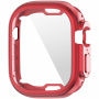 Metalické pouzdro z měkkého plastu s ochranou displeje pro Apple Watch Ultra 49mm - červené