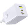 Baseus EnerFill FE11 GaN rychlonabíjecí adaptér s porty 2x USB-C / USB-A - 100W - bílý