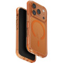 UNIQ Combat MagClick kryt s barevným rámečkem a MagSafe pro iPhone 17 Pro - oranžový