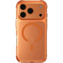 UNIQ Combat MagClick kryt s barevným rámečkem a MagSafe pro iPhone 17 Pro - oranžový