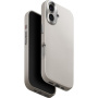UNIQ Lyden MagClick kožený kryt s MagSafe pro iPhone 17 - krémový