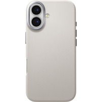 UNIQ Lyden MagClick kožený kryt s MagSafe pro iPhone 17 - krémový