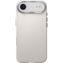 UNIQ Lyden MagClick kožený kryt s MagSafe pro iPhone Air - krémový