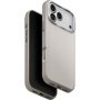 UNIQ Lyden MagClick kožený kryt s MagSafe pro iPhone 17 Pro Max - krémový