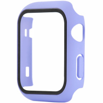 Matné pouzdro s tvrzeným sklem pro Apple Watch 38mm - fialové