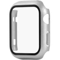 Metalické pouzdro s tvrzeným sklem pro Apple Watch 38mm - stříbrné