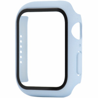 Matné pouzdro s tvrzeným sklem pro Apple Watch 40mm - modré