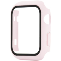 Matné pouzdro s tvrzeným sklem pro Apple Watch 42mm - starorůžové