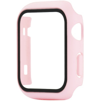 Matné pouzdro s tvrzeným sklem pro Apple Watch 42mm - světle růžové