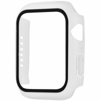 Matné pouzdro s tvrzeným sklem pro Apple Watch 44mm - mléčné