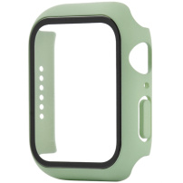 Matné pouzdro s tvrzeným sklem pro Apple Watch 44mm - zelené
