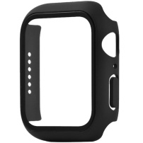 Matné pouzdro s tvrzeným sklem pro Apple Watch 41mm - černé