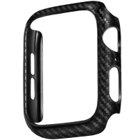 Pouzdro se vzorem karbonových vláken pro Apple Watch 44mm - černé
