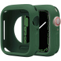 Ochranné silikonové pouzdro pro Apple Watch 38mm / 40mm - tmavě zelené