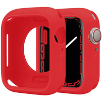 Ochranné silikonové pouzdro pro Apple Watch 41mm - červené