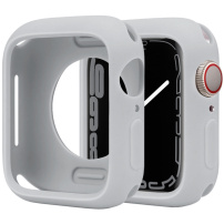 Ochranné silikonové pouzdro pro Apple Watch 45mm - šedé