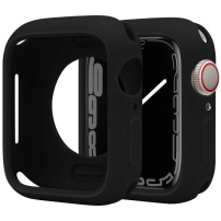 Ochranné silikonové pouzdro pro Apple Watch 45mm - černé