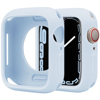 Ochranné silikonové pouzdro pro Apple Watch 45mm - světle modré