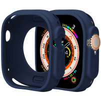 Ochranné silikonové pouzdro pro Apple Watch Ultra 49mm - tmavě modré