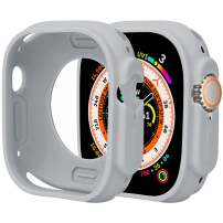 Ochranné silikonové pouzdro pro Apple Watch Ultra 49mm - šedé