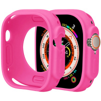 Ochranné silikonové pouzdro pro Apple Watch Ultra 49mm - neonově růžové