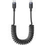 Yesido CA205 natahovací nabíjecí a datový kabel - USB-C na USB-C - 1,2 m - černý