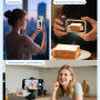 Magnetický bezdrátový displej pro zrcadlení obrazu se světlem pro iPhone - černý