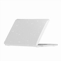 Lesklý transparentní kryt se třpytkami pro MacBook Neo(A3404) - čirý