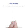 Nalepovací MagSafe kruh pro iPhone - stříbrný