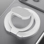 Kovový magnetický MagSafe otočný 360° stojánek pro iPhone - bílý