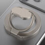 Kovový magnetický MagSafe otočný 360° stojánek pro iPhone - titanově šedý
