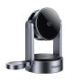 ESSAGER T50 Qi2 3v1 magnetický bezdrátový stojánek s podsvícením pro iPhone / Apple Watch / AirPods - 25W - šedý