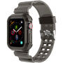 Odolné pouzdro s transparentním řemínkem pro Apple Watch 42mm (Series 10 / 11) - šedé