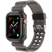 Odolné pouzdro s transparentním řemínkem pro Apple Watch 42mm (Series 10 / 11) - šedé